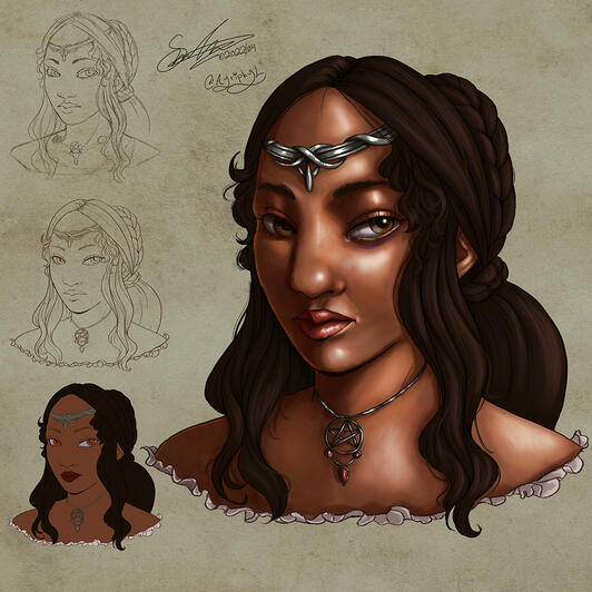 Possible portrait for the game Aeolwyns Legacy