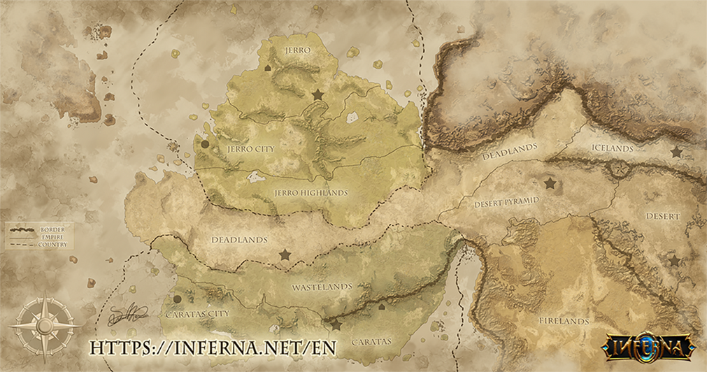 Was a possible map for Inferna video game