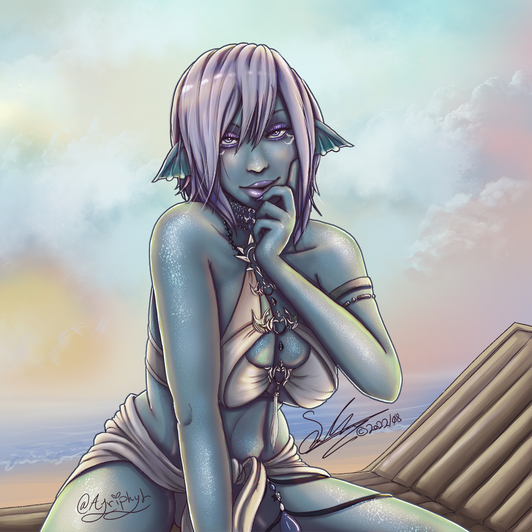 Ruimia, a bard character from Lost Ark video game.